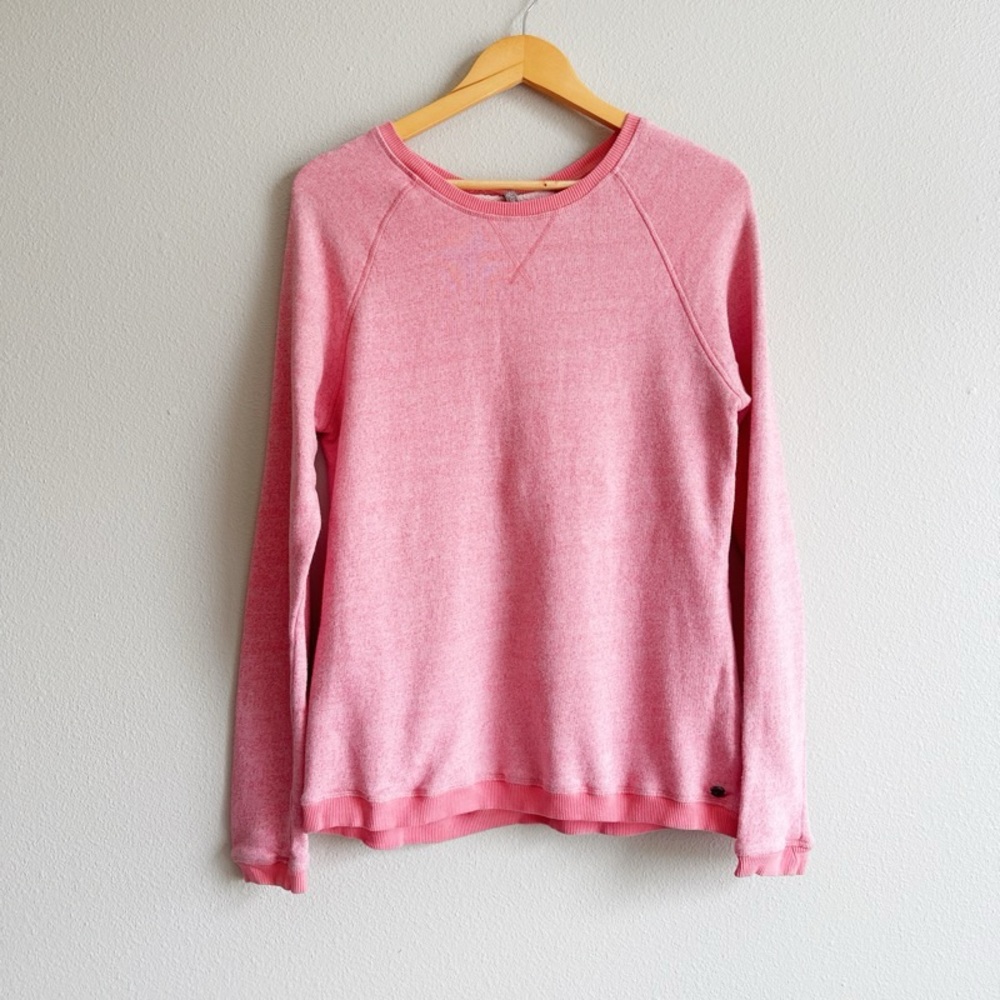 Sweaty Betty Pink Open Racerback Pullover Crew Sweatshirt Size Large